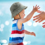 DRESHOW Bobs Bébé Filles Enfant Chapeau de Soleil Unisexe en Pliable Protection Anti-UV Solaire Plage Chapeaux de Soleil Bébé Fi