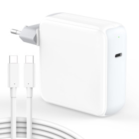 Chargeur Mac Book Pro, 96W Chargeur USB C Compatible avec MacBook Pro 16/15/ 14/13 Pouces, MacBook Air 2020/2019/ 2018, iPad, Al