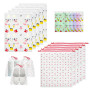 10 Sac de Rangement Plastique Transparent Dépoli, Sacs Seal Pochette Étanche, Sac de Vetement Dépoli Réutilisables Zip, Sac à Ch