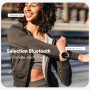 AcclaFit Montre Connectée Femme Homme avec Appel Bluetooth, Smartwatch Ronde 1,38" avec 147+ Modes Sportifs, Cardiofréquencemètr