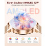 Iaret Montre Connectée Femme avec 3 Bracelets, 1,27" Écran AMOLED Always-on, Appel Bluetooth, 120+ Modes Sport, SpO2/Cardio/Somm