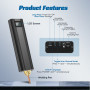 Jradse Batterie Soudeuse par Points 80 Niveaux Réglables 800A Soudeuse par Points Portative avec Écran OLED 5000mAh pour Bandes 