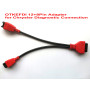 OTKEFDI FCA OBDII Bypass Gateway Adaptador de Programación OBD 12+8 PIN Para el Adaptador de Diagnóstico OBD 2 de-Bypass SGW