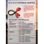 OTKEFDI FCA OBDII Bypass Gateway Adaptador de Programación OBD 12+8 PIN Para el Adaptador de Diagnóstico OBD 2 de-Bypass SGW