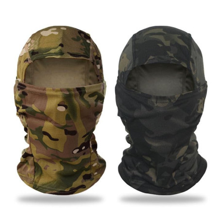 EUPSIIU 2 Pièces Cagoule Hommes, Cache Cou, Foulard Tubulaire, Protection UV, Cagoule Moto, Masque de Ski