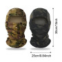 EUPSIIU 2 Pièces Cagoule Hommes, Cache Cou, Foulard Tubulaire, Protection UV, Cagoule Moto, Masque de Ski