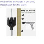KATSU Tools Lot de 100 isolateurs annulaires à visser pour clôture électrique + mandrin de serrage, accessoires pour poteaux en
