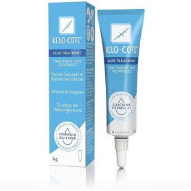 KELO-COTE 6g - Gel de silicone pour Traitement Des Cicatrices surélévées - Atténue Rougeurs & Démangeaisons - Cicatrices chirurg