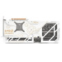 ASRock AMD Radeon RX 9070 XT Taichi White Carte graphique OC 16 Go, RDNA 4, 3100 MHz Boost, 16 Go GDDR6, 3 x DisplayPort 2.1, LC