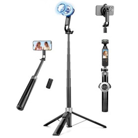 Victiv 178cm Magnétique Trépied Smartphone, Trépied Téléphone en Aluminium Compatible avec iPhone 17/16/15/14 Pro Max Mag-Safe,