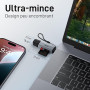 Acer Lecteur de Carte SD 3.0, SD Card Reader USB C et USB 3.0 pour SD/Micro SD/SDHC/SDXC/MMC, Compatible avec iPhone 17 Pro, Mac