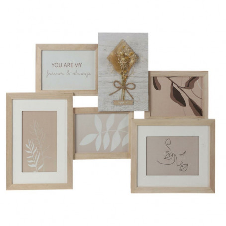 Cadre photo DKD Home Decor Verre Naturel Shabby Chic (54 x 2,4 x 36,7 cm) 38,99 €