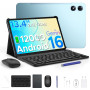 POPUX P13 Pro Android 16 Tablette, 48Go+256Go ROM, 2.4K 120Hz 13,4 Pouces Tablette avec Gemini AI, Tablette Tactile T7280 Octa-C
