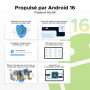 POPUX P13 Pro Android 16 Tablette, 48Go+256Go ROM, 2.4K 120Hz 13,4 Pouces Tablette avec Gemini AI, Tablette Tactile T7280 Octa-C