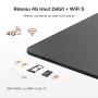 POPUX P13 Pro Tablette 13 Pouces, Gemini AI Tablette Android 16, 2.4K/120Hz, 48Go RAM+256Go ROM, 12000mAh/18W, T7280 Octa-Core,