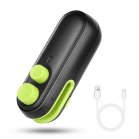 Vicloon Mini Scelleur Sac Plastique,Portable Scelleuse pour Sacs Scelleur Thermique 2 en 1 avec Cutter Coupe Et Scelle Les Sacs
