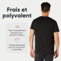 FM London Lot de 3/5 t-Shirts pour Hommes - T-Shirts de qualité supérieure avec Design légèrement ajusté