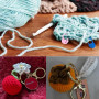 AIOUNIYA Marqueur Crochet Marqueurs de Mailles Marqueur Trico 10 Couleurs avec Boîte Pour Tricoter, Crocheter ou Loisirs Créatif