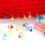 AIOUNIYA Marqueur Crochet Marqueurs de Mailles Marqueur Trico 10 Couleurs avec Boîte Pour Tricoter, Crocheter ou Loisirs Créatif