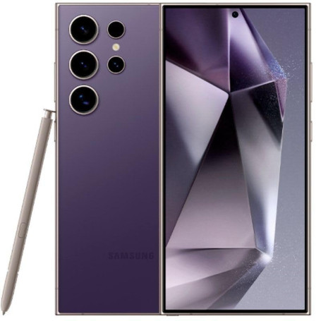 Samsung S928B/DS Galaxy S24 Ultra, Dual, 256GB 12GB Ram, Titanium Violet (Reconditionné)