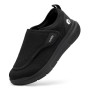 FitVille Chaussures Larges pour Hommes Chaussons Souples Chaussures de Marche Ajustables Scratch, Idéaux pour Pieds Sensibles