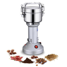 Moulin à céréales électrique 150 g 550 W 27 000 tr/min Moulin à farine haute vitesse 220 V, broyeur à poudre multifonction pour 