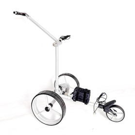 Golfted GT-an Chariot de Golf électrique Aluminium sans télécommande et 12 Accessoires (Pliable)