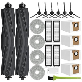 RUKHOOL L20 Ultra Accessoires pour Dreame L20 Ultra Complete / L20 Ultra Aspirateur Kit Pièces de Rechange, 4 Sacs à Poussière,
