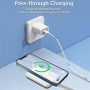 Batterie Externe 10000mAh, Magnétique sans Fil Power Bank, 20W Charge Rapide USB C Input & Output Powerbank, Portable Chargeur I
