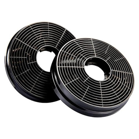 Ciarra Filtre à Charbon Actif CBCF003, Compatible avec les Hottes Ciarra, Élimine les Odeurs et Améliore la Qualité de l'Air, 2
