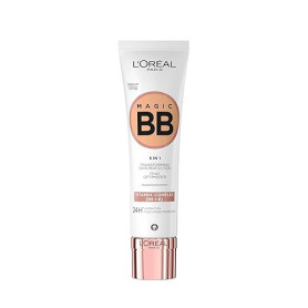 L'Oréal Paris - BB Crème 5-en-1 - Crème Teintée Infusée en Vitamines B5 et E - Résultats dès 2 Semaines - Non Comédogène - Peaux