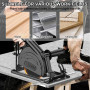 Ensemble de Support pour Meuleuse D'angle 100-125, Accessoires pour Outils de Coupe, Angle Réglable de 0 à 45°, Profondeur de Co