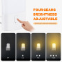 GRIFEMA GD101-2, 2 Veilleuses Enfants, Veilleuse Prise Électrique avec 3 Niveaux de Réglage de La Luminosité, Veilleuse Bébé Ada