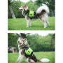 Sacoche de Selle Sac à Dos pour Chien Moyens & Grands, Harnasi Veste Gilet Imperméable Réglable Grande pour Voyage Entraînement