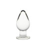 Roluck Plug Anal Longueur 10 cm Largeur 5 cm Plug Anale Dilatation Avec Butt Cone Verre Cristal Butt Plug Anal Sex Toys Pour Fem