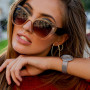 6 paires de boucles d'oreilles créoles en or pour femme, 6 tailles, sans ternissure, fines, imperméables, boucles d'oreilles cré