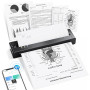 TATTMUSE A28U Imprimante Thermique A4, Imprimante Portable sans Encre pour Papier A4/A5/B5, Imprimantes Matricielles Compatible