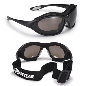 SAFEYEAR Lunette de sécurité Protection Travail -SG002 Anti-buée Homme Taille Lunettes Protection Ellipse, Anti-Rayures Sécurité