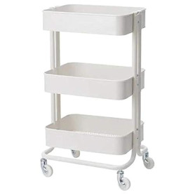 LetGoShop IKEA Raskog Chariot Utilitaire Blanc 13 3/4x17 3/4x30 3/4 203.829.32