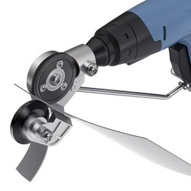 Accessoire de coupe de plaque de perceuse électrique, adaptateur de coupe de tôle amélioré 2024 – Coupe de plaque métallique Dri
