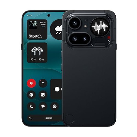 Nothing Phone (4a) Pro - Triple Caméra 50MP, Ultra Zoom 140x, Smartphone Unibody Métal, Batterie Longue Durée, Charge Rapide 50W