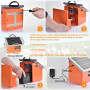FarmNix 32 KM ClôTure éLectrique Solaire, Pour Animaux de bétail de 0.5J / 9.5kv avec Panneau Solaire de 7.5W 12V 7Ah, alimentat