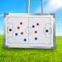 VELLUSTRA Tableau Tactique Football, Entraîneur Board, Magnétique Stratégie Panneau kit Entrainement Football avec Marqueur et G