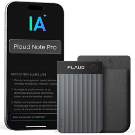 Plaud Note Pro Enregistreur Vocal IA Dictaphone Numérique avec Transcription et Résumé IA Saisie multimodale Jusqu’à 50 Heures d