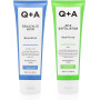 Q+A Exfoliant pour le corps AHA et gel douche à l'acide salicylique