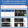 Road Top CarPlay Autoradio,12.3 Pouces Ultra-Fin Carplay Écran Tactile de Voiture pour BMW X3 X4 Série F25/F26 avec NBT système 