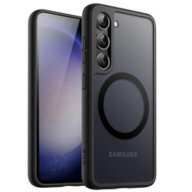 JETech Coque Magnétique pour Samsung Galaxy S23+ / S23 Plus 5G 6,6 Pouces, Compatible avec MagSafe, Étui Housse Antichoc à Dos T