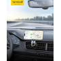 Lamicall Support Téléphone Voiture pour MagSafe, [Panneaux de Verre HD] Bras d’Extension Amélioré, Crochet Métallique, Porte Tél