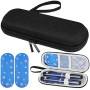 Fefod Sac pour Diabétique, sac isotherm insulin, Étui Refroidisseur Diabète avec 2pcs Sac De Glace en Gel, Portable Sac Isotherm