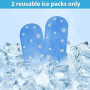 Fefod Sac pour Diabétique, sac isotherm insulin, Étui Refroidisseur Diabète avec 2pcs Sac De Glace en Gel, Portable Sac Isotherm